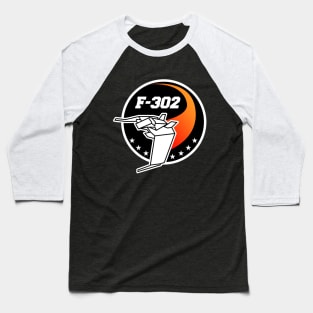 F-302 Interceptor Mission Patch Baseball T-Shirt